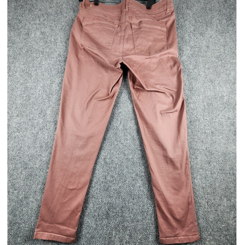 Democracy Ab Solution Dusty Rose Pink Slim Leg Colored Denim Jeans Womens 12 - Picture 2 of 3
